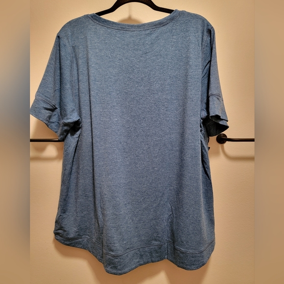 NWT Rosriss Plus Size Tops Casual Short Sleeve - Picture 3 of 10